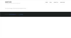 Desktop Screenshot of giget.com