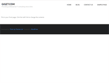 Tablet Screenshot of giget.com